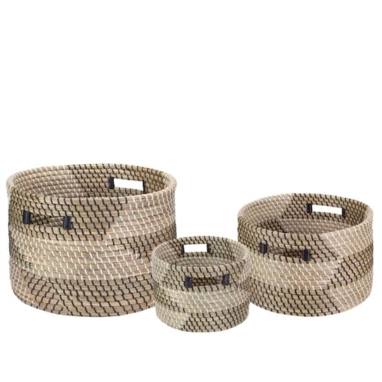Traditional Nesting Wicker Baskets, 3ct. By Northlight in Brown | Michaels®